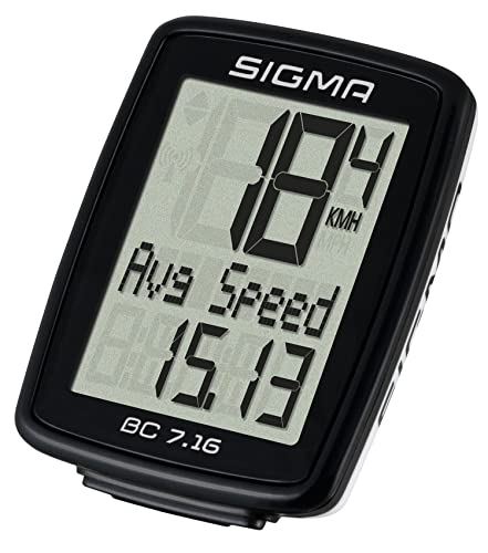 Compact Wired Bicycle Computer - SIGMA BC 7.16