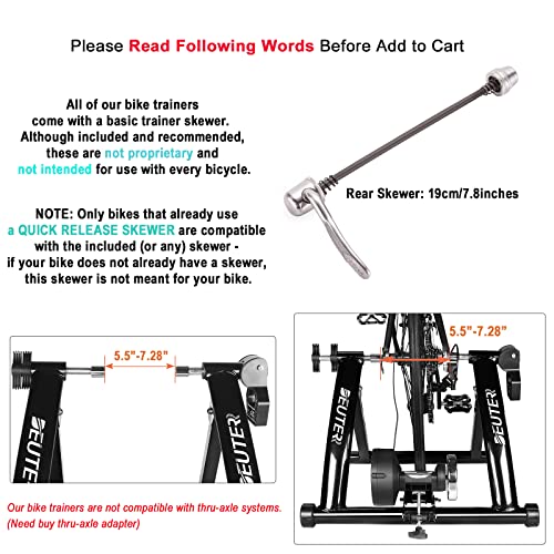 Indoor Bike Trainer with Magnetic Resistance