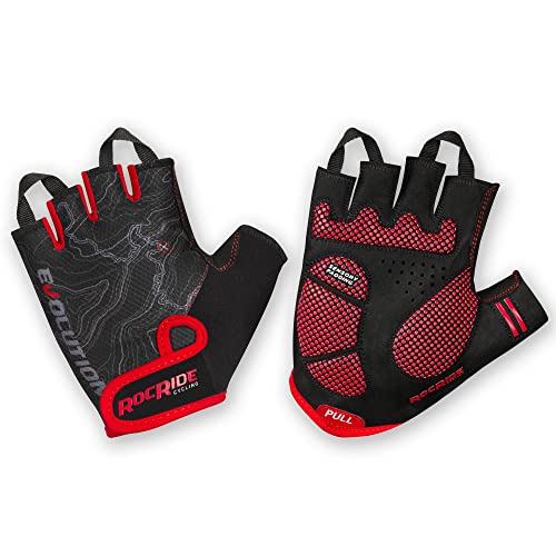 RocRide Padded Half Finger Cycling Gloves