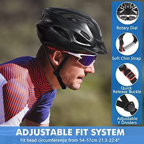 Lightweight Cycling Helmet with Pads & Visor