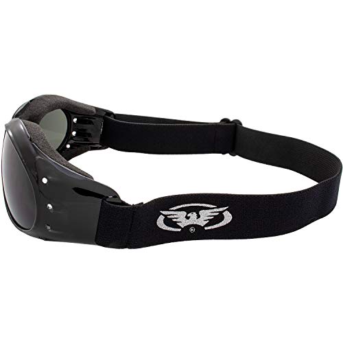 Padded Riding Goggles for Cyclists (Black)