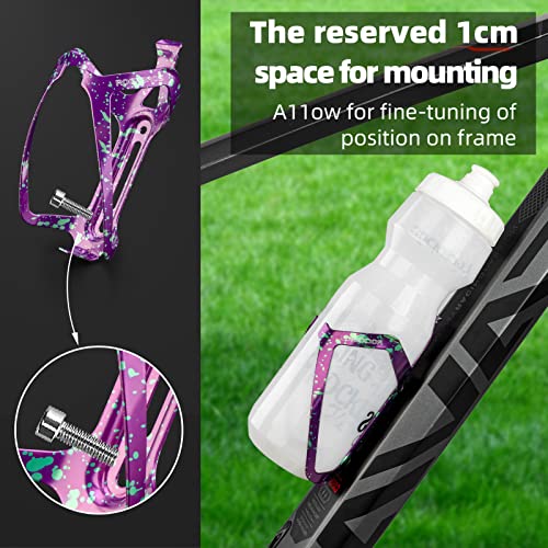ROCKBROS Bike Water Bottle Holder 2-Pack Aluminum Cage