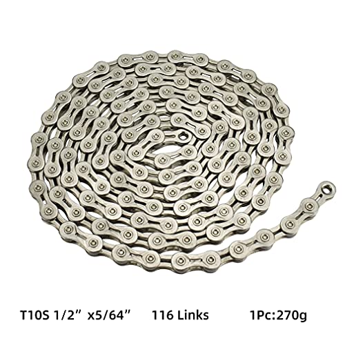 Steel 10-Speed Bike Chain - 116 Links