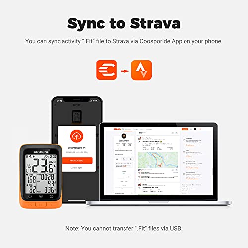 Wireless GPS Cycling Computer with Bluetooth/ANT+