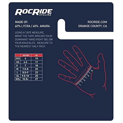 RocRide Padded Half Finger Cycling Gloves