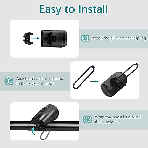 Electric Bike Horn with 125dB Loudness