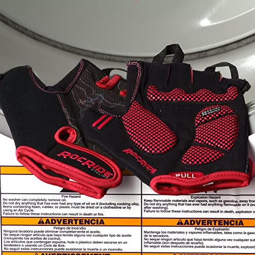 RocRide Padded Half Finger Cycling Gloves