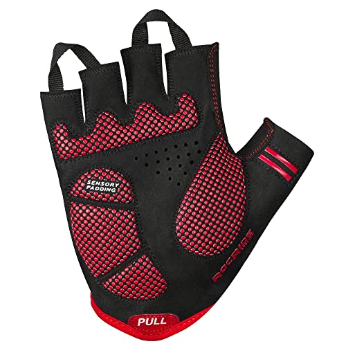 RocRide Padded Half Finger Cycling Gloves