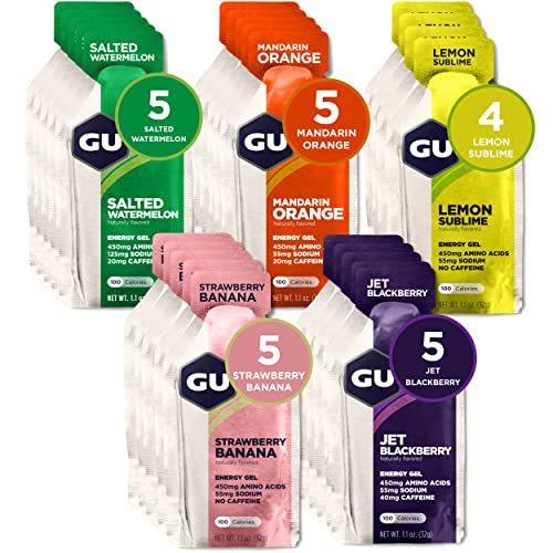 Assorted GU Energy Gel, 24 Pack