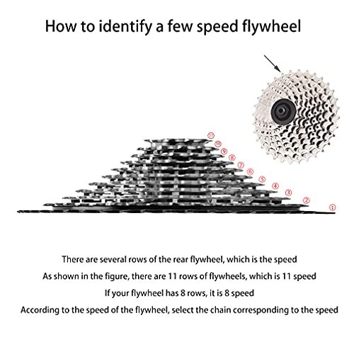 Steel 10-Speed Bike Chain - 116 Links