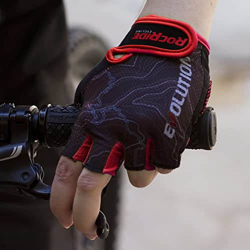 RocRide Padded Half Finger Cycling Gloves