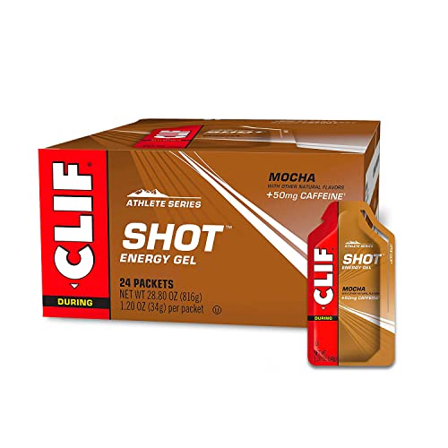 CLIF Gel, Mocha Energy Shot, 1.2 Oz