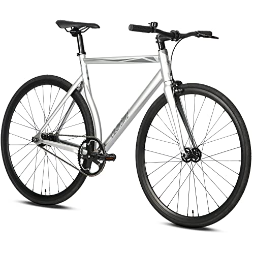 AVASTA Urban Commuter Fixie Bike, Gray 54