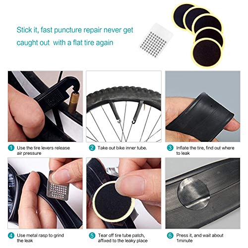 Bike Repair Kit with Pump and Smart Valve