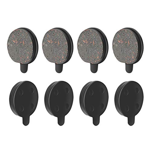 Scooter Brake Pads, Bicycle Brake Pads Brake Disc Rotor, Electric Scooter Brake Pads, Semi-Metal Brake Pads for 10in Electric Scooter (4 Pair)