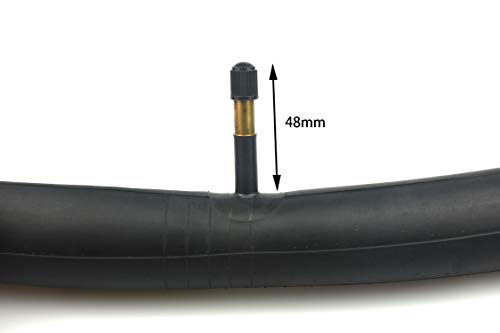 FANSPRO 2 Pack 700 x 35-43c Road Bike Inner Tubes, 48mm Schrader Valve Premium Quality Butyl Inner Tube with 2 Tire Levers