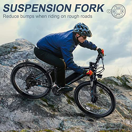 27.5" Wooken Electric Mountain Bike with 500W Motor