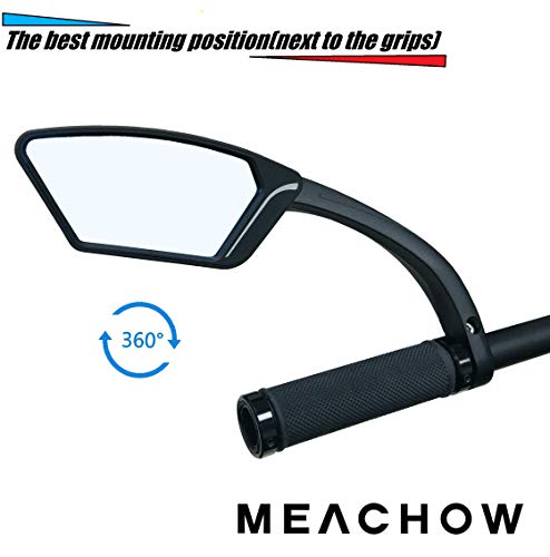 Rotatable Safety Bike Mirror with Scratch-Resistant Lens