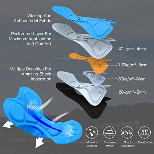 Men's 4D Padded Cycling Underwear Shorts