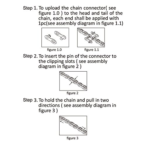 ZONKIE Bike Chain 6/7/8-Speed 116 Links