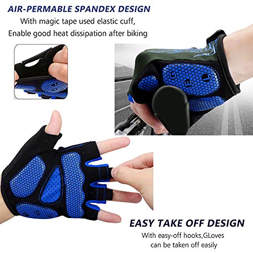 Breathable Half-Finger Cycling Gloves with Gel Padding