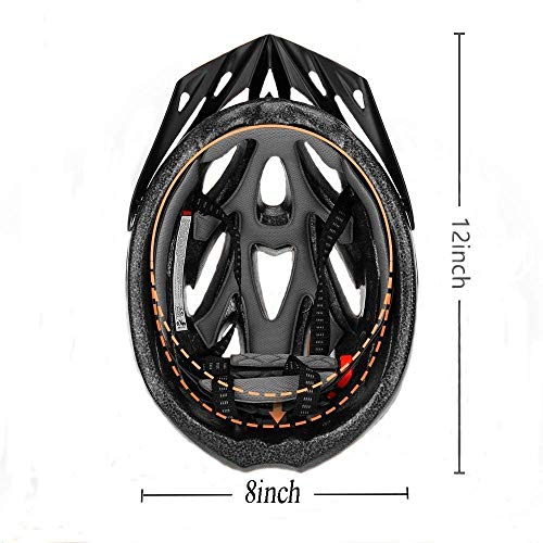 Lightweight Adult Bike Helmet with Airflow (Black)