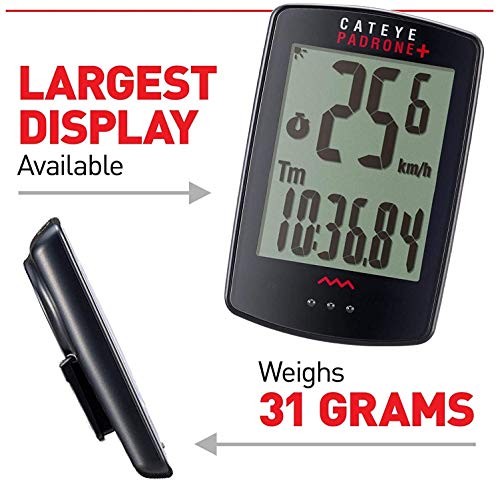 CatEye Padrone+ Cycling Computer - Black