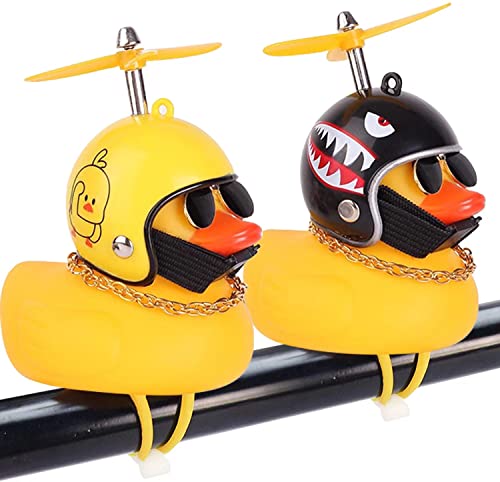 LED Yellow Duck Bike Horns (2 Pack)