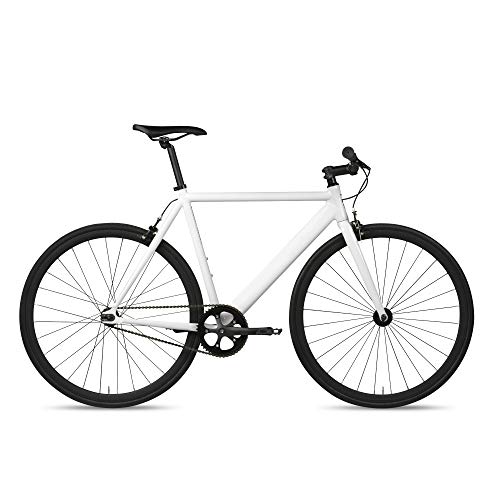 6KU White Aluminum Track Bike, 52cm