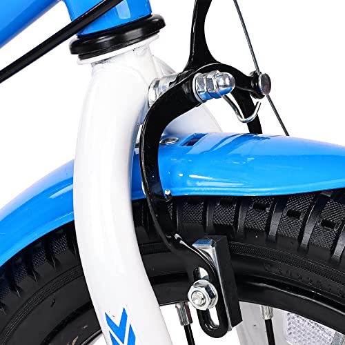 Elevon Dinos Kids Bike Kids Bicycle with Removable Training Wheels and Basket 12 Inch 14 Inch 16 Inch 18 Inch for Boys Girls Ages 2-9 Years Old