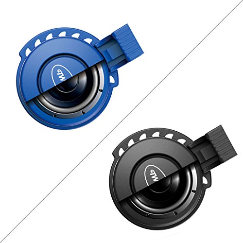 Electric Bike Horn Electronic Bicycle Bell 100-120 DB Waterproof 4 Sound Modes with Rechargeable Battery (Black)