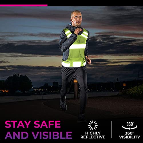High-Vis Reflective Cycling Vest for Night Safety