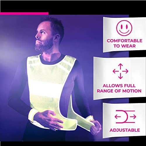 High-Vis Reflective Cycling Vest for Night Safety