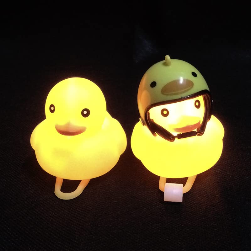 LED Yellow Duck Bike Horns (2 Pack)
