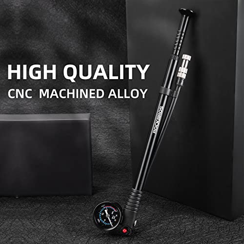 High Pressure Bike Shock Pump for Suspension & Tires