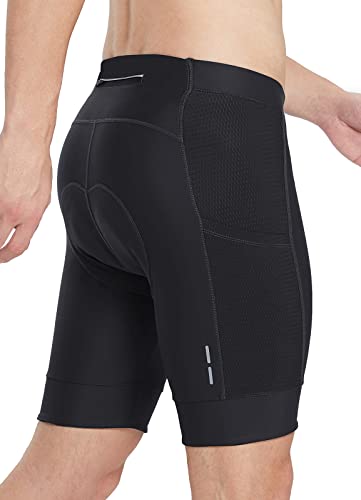 Men's 4D Padded Cycling Shorts, Black M