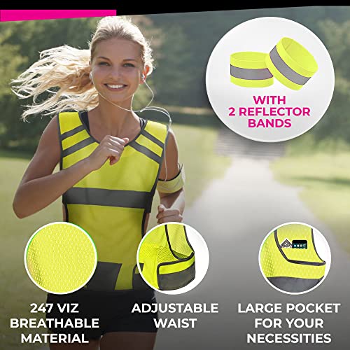 High-Vis Reflective Cycling Vest for Night Safety