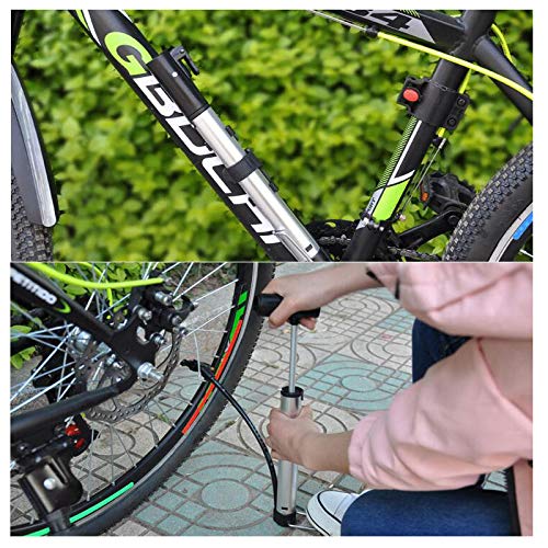 ZUKKA Portable Mini Bike Pump for Mountain & Road Bikes