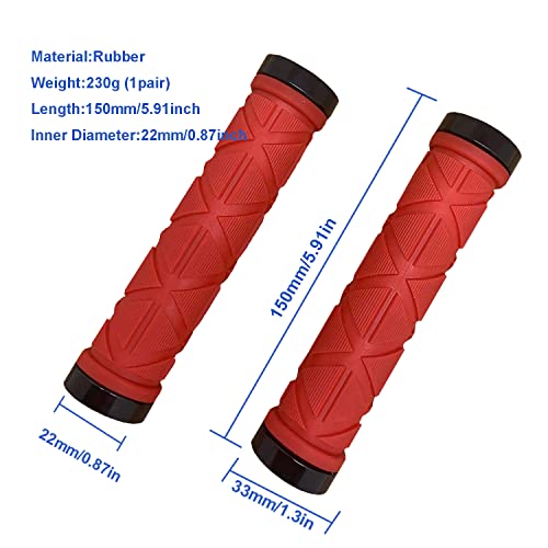 Soft Non-Slip Handlebar Grips for Cycling