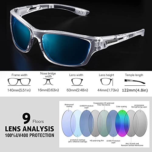 Men's Polarized Sports Sunglasses - 2 Pack