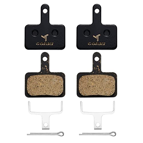 2 Pairs Resin Bike Disc Brake Pads for TRP Tektro Shimano