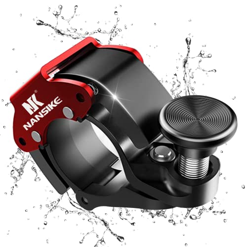 NANSIKE Red Mini Bike Bell, 100dB, Upgraded