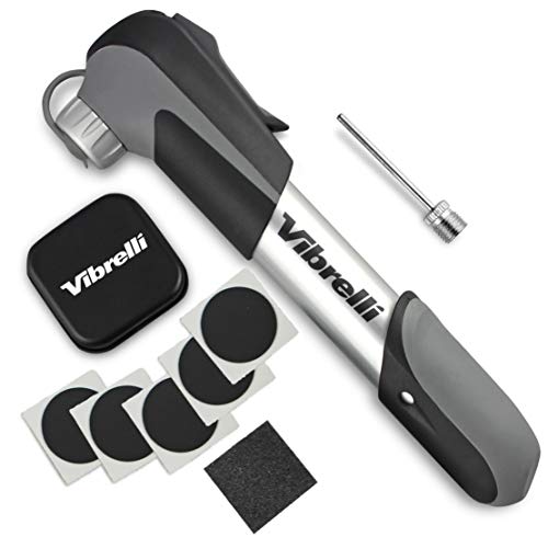 Bike Pump & Puncture Repair Kit - Presta/Schrader - 120 PSI