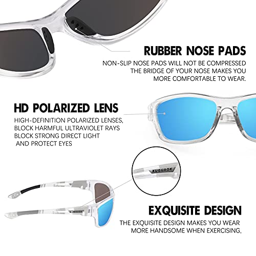 Men's Polarized Sports Sunglasses - 2 Pack