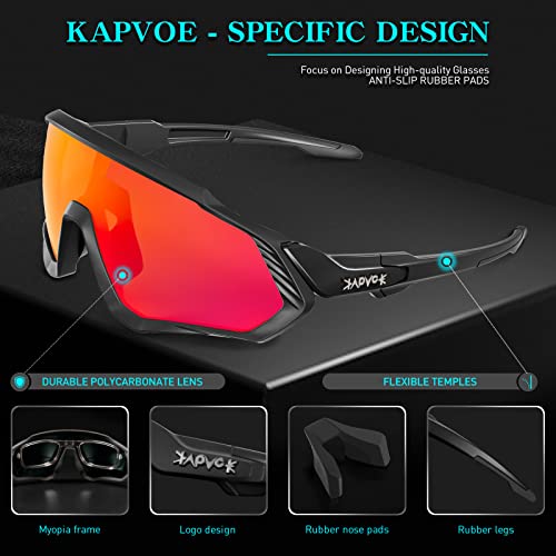Polarized Cycling Sunglasses for Men and Women