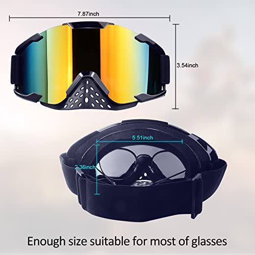 Waterproof Bendable OTG Motorcycle Goggles