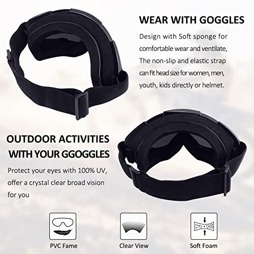 Waterproof Bendable OTG Motorcycle Goggles