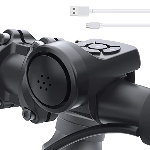 Electric Bike Horn with 140DB and 4 Modes