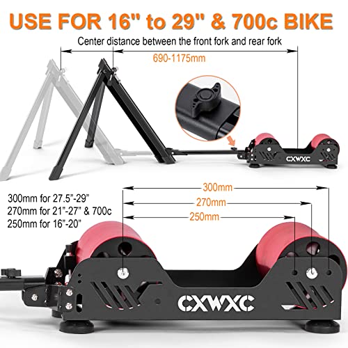 Adjustable Magnetic Bike Trainer Stand - Portable & Foldable