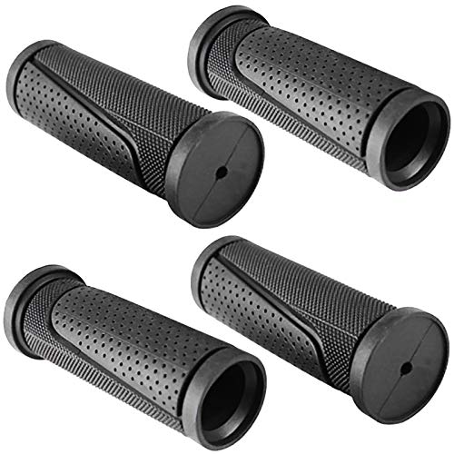 Lomodo 2 Pair Rubber Bicycle Handle Grips Short Mini Bicycle Handlebar Grips for Boys Bike,Girls Bike (3.54inch x 0.84 inch)
